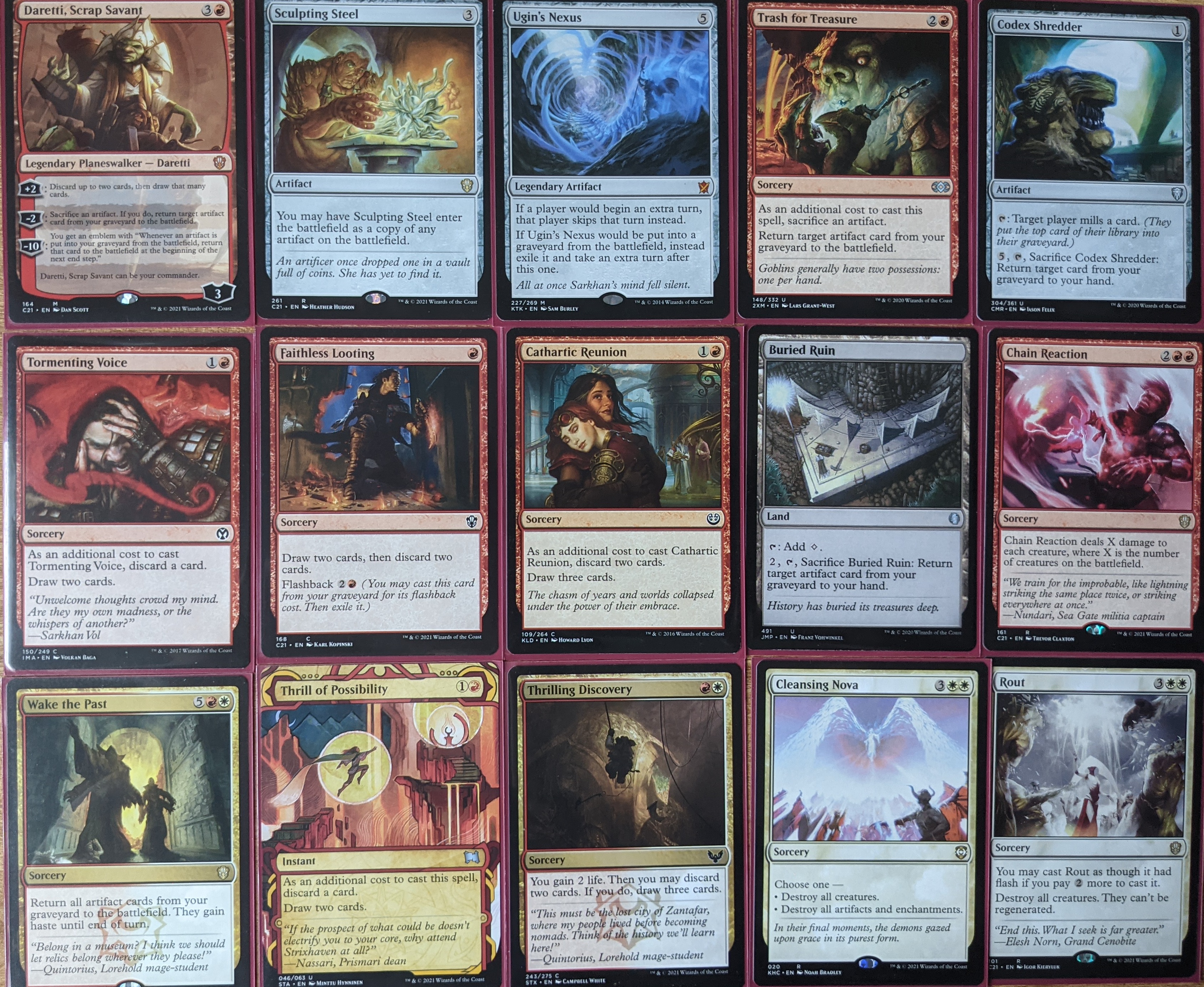 Osgir, the Reconstructor - Artifact EDH Deck (Custom 100 Card Commander Deck)